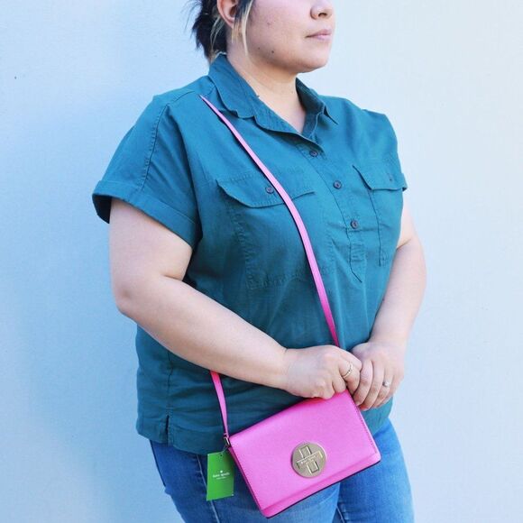 NWT Kate Spade Sally Crossbody Bag Fuchsia - Picture 3 of 10